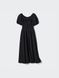 Сукня Uniqlo чорна Volume Sleeve Dress  730311 фото 2