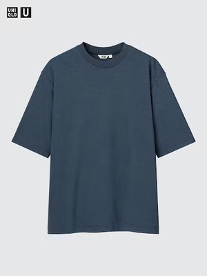 Футболка Uniqlo у смужку AIRism Cotton Oversized T-Shirt із серії U 6959 фото