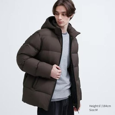 Пуховик Uniqlo коричневий Powder Soft Down Jacket (NANODESIGN) 68431 фото