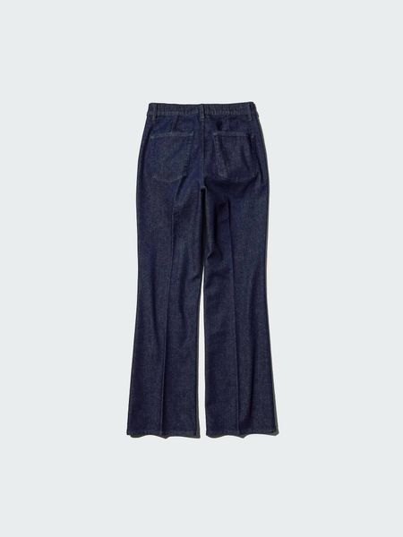 Джинсы Uniqlo синие Slim Flare Trouser Jeans 7873111 фото