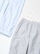 Брюки Uniqlo блакитні в смужку Cotton Relaxed Ankle Pants | Striped 780611 фото 2