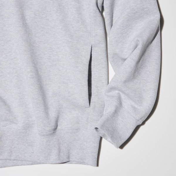 Худи Uniqlo серая Sweat Pullover Hoodie 84311 фото