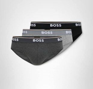 Набiр трусiв BOSS Mens 3-pack Classic Regular Fit Stretch Briefs 8409 фото