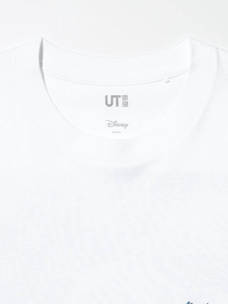 Футболка Uniqlo біла Disney's Mickey Faces UT Graphic T-Shirt 8029 фото