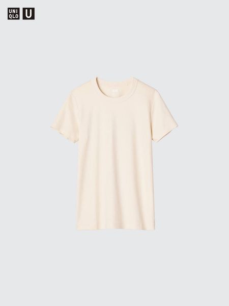Футболка Uniqlo із серії U світло-помаранчева 7577111 фото