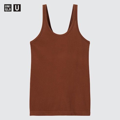 Майка Uniqlo коричнева із серії U 6698 фото