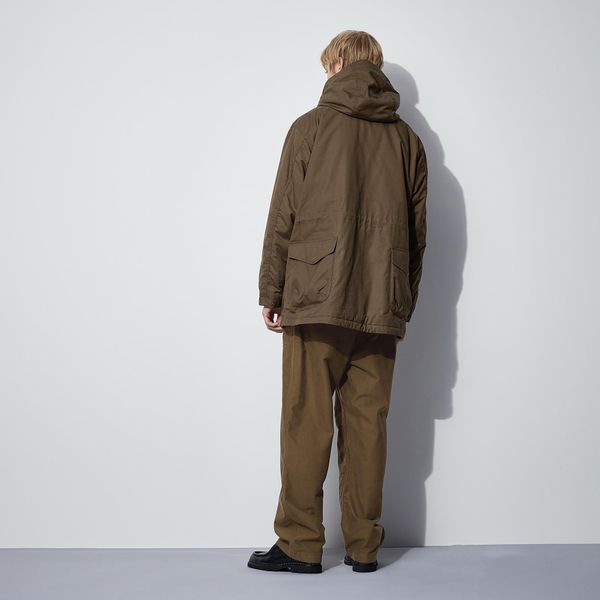 Куртка UNIQLO+ ENGINEERED GARMENTS чорна стьобана із серії HEATTECH   6844 фото