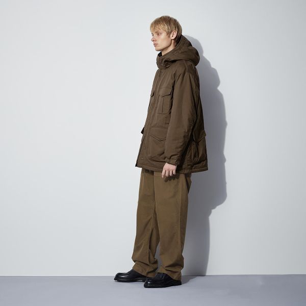 Куртка UNIQLO+ ENGINEERED GARMENTS чорна стьобана із серії HEATTECH   6844 фото