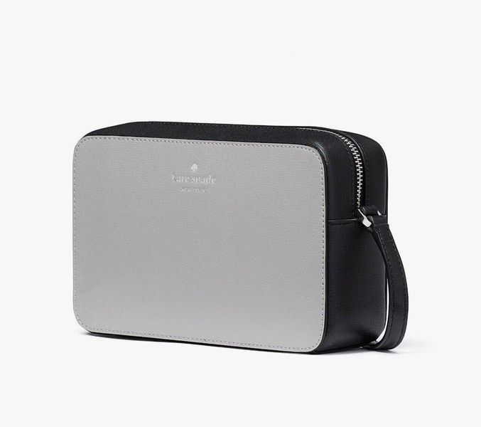 Сумка Kate Spade чорно-сiра Sienna Crossbody Nimbus Grey Multi 8192 фото