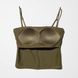 Топ Uniqlo оливковий AIRism Cropped Bra Tube Top 697211 фото 7