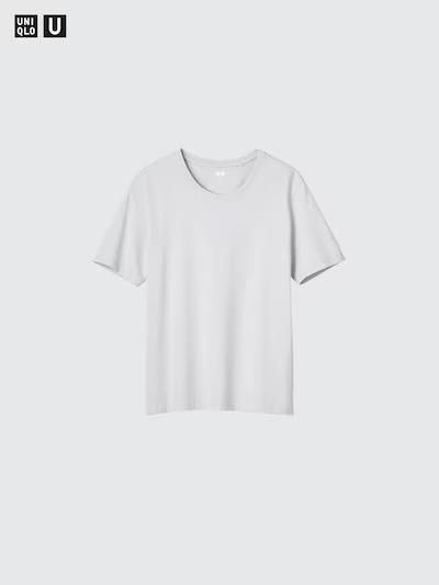 Футболка Uniqlo из серии U светло-серая Supima&reg; Cotton 7372111 фото