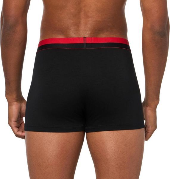 Набор трусов HUGO черные  Men's 3-pack Split Logo Trunk 8411 фото