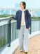 Рубашка Uniqlo синяя вельветовая Corduroy Long Shirt Jacket 790911 фото 2
