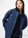 Рубашка Uniqlo синяя вельветовая Corduroy Long Shirt Jacket 790911 фото 1