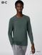Лонгслiв Uniqlo:С темно-зелений HEATTECH Extra Warm Cashmere Blend T-Shirt 8266 фото 1