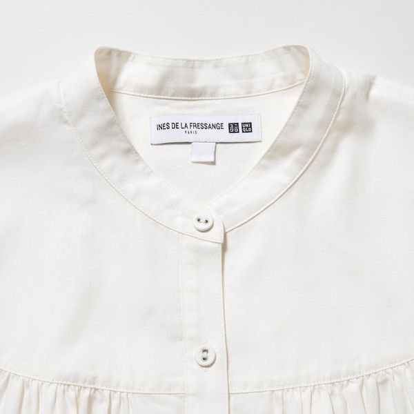 Рубашка Uniqlo+Ines De La Fressange белая 6407 фото