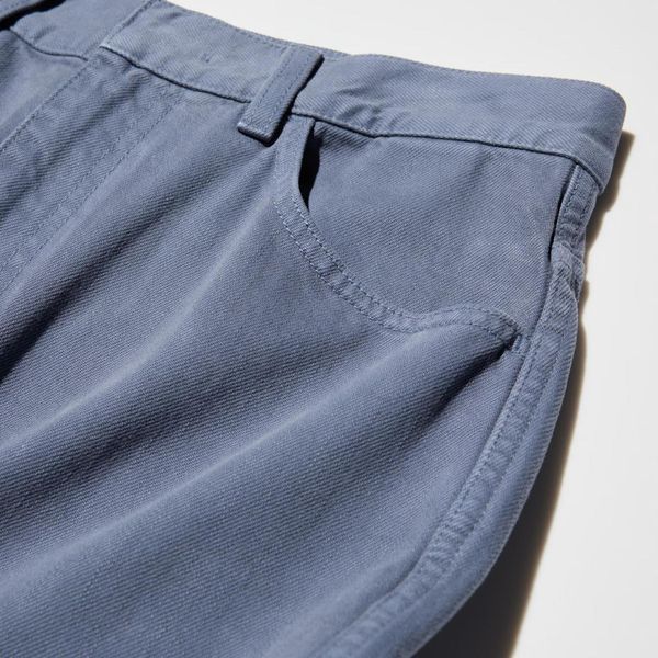 Брюки Uniqlo U синие под джинс Curve Trousers (Denim) 79821 фото