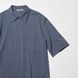 Футболка-поло Uniqlo темно-сiра AIRism Cotton Polo Shirt  7403 фото 4