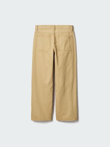 Джинсы Uniqlo+JW Anderson темно-синие Wide Straight Colour Jeans 8540 фото