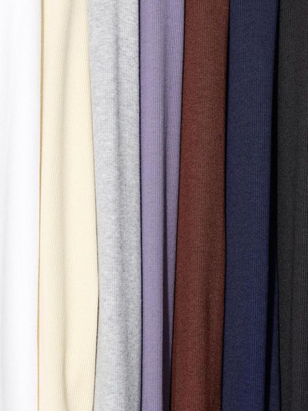Лонгслів Uniqlo темно-синiй Soft Ribbed T-Shirt | Long Sleeve 8336 фото