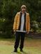 Куртка Uniqlo c капюшоном на пуху горчичная 64701 фото 2