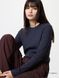 Лонгслів Uniqlo темно-синiй Soft Ribbed T-Shirt | Long Sleeve 8336 фото 1