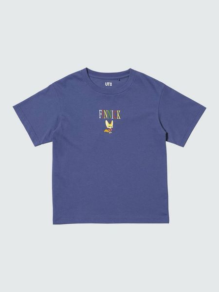 Детская футболка Uniqlo темно-синяя Zootopia UT Graphic T-Shirt 8298 фото