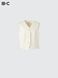 Жилет Uniqlo:C льняной темно-синий Premium Linen Vest 8366 фото 2