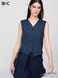 Жилет Uniqlo:C льняной темно-синий Premium Linen Vest 8366 фото 1