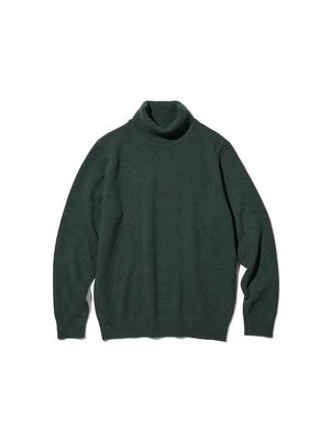 Светр Uniqlo зелений Lambswool Turtleneck Jumper 69031 фото