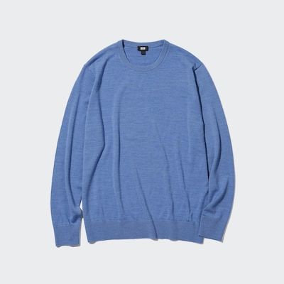 Джемпер Uniqlo кголубой шерстяной 6753 фото