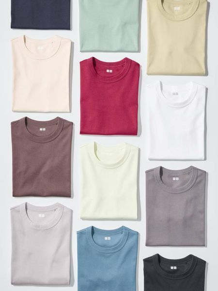 Футболка Uniqlo U кремова Crew Neck T-Shirt 84291111 фото