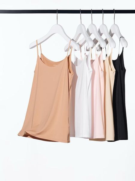 Топ камисоль Uniqlo бежевый AIRism Camisole 8275 фото