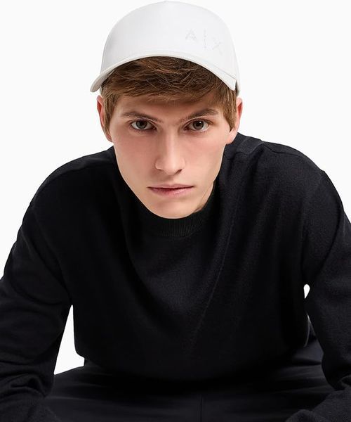 Бейсболка Armani Exchange бiла Baseball Hat 7874 фото