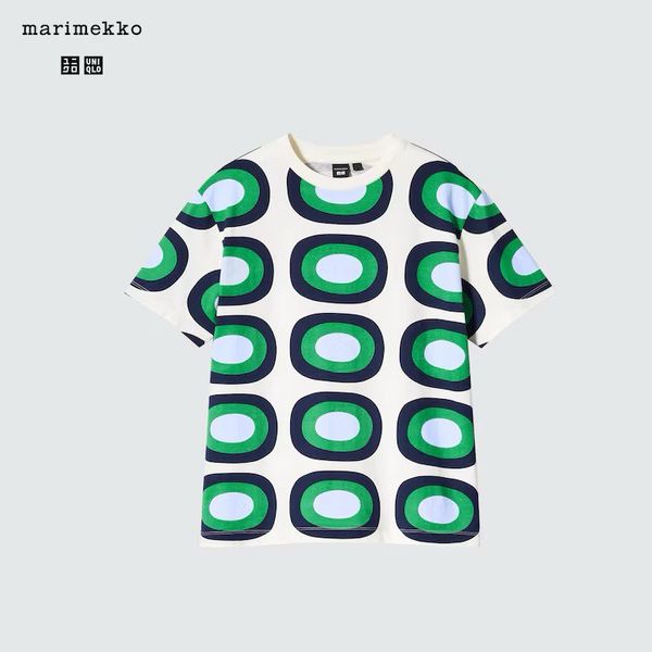 Футболка Uniqlo+Marimekko в принт 67861 фото