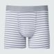 Труси Uniqlo сiрi в смужку boxer brief 67141 фото 1