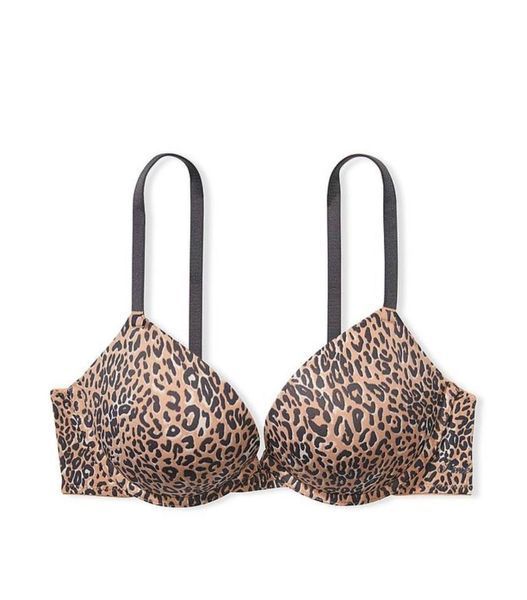 Бюстгалтер Pink by Victoria's Secret леопардовий Wear Everywhere&trade; Push-Up Bra 8117 фото