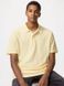 Футболка-поло Uniqlo желтая AIRism Cotton Piqu&eacute; Polo Shirt 8519 фото 1