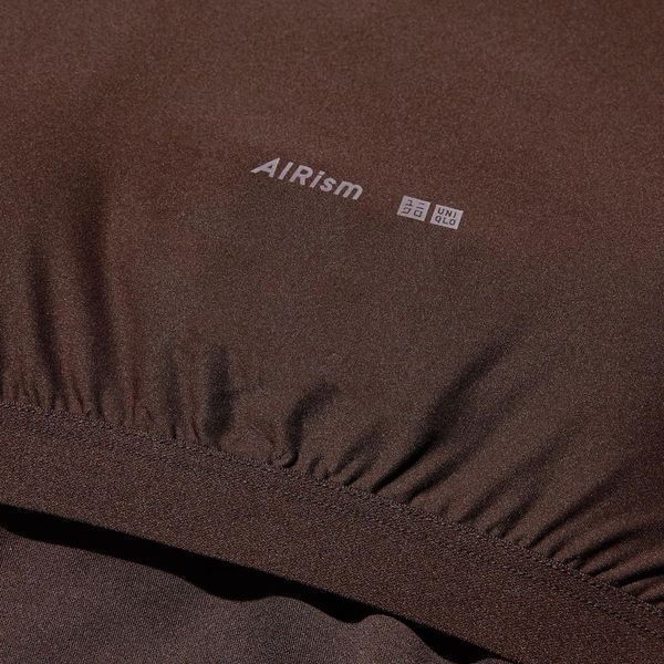 Топ Uniqlo бiлий AIRism Crepe Jersey Boat Neck Bra Top AIRism 8600 фото