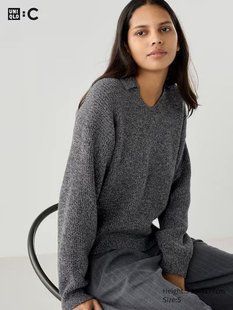 Джемпер Uniqlo:C сiрий Polo Jumper 702911 фото