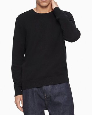 Свитер шерстяной Calvin Klein черный 5773 фото