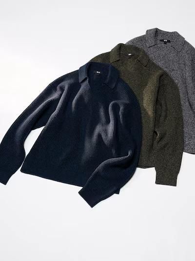 Джемпер Uniqlo:C сiрий Polo Jumper 702911 фото
