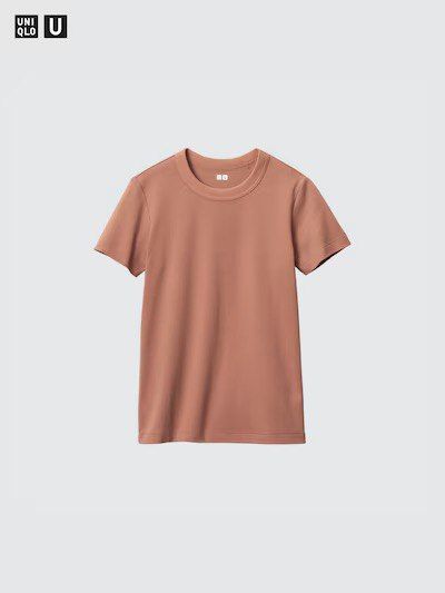 Футболка Uniqlo из серии U коричневая 6743 фото