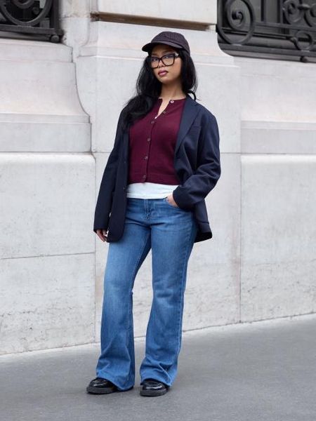 Джинсы Uniqlo синие Bootcut Jeans 8125 фото
