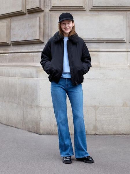 Джинсы Uniqlo синие Bootcut Jeans 8125 фото