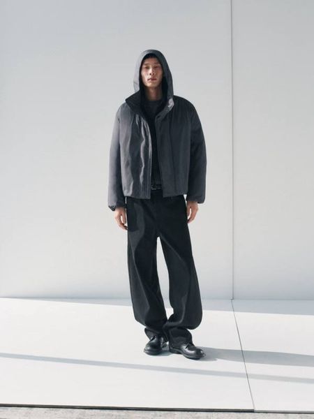 Парка Uniqlo U темно-сіра PUFFERTECH Parka 803711 фото