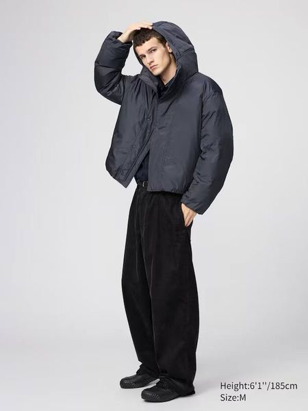Парка Uniqlo U темно-сіра PUFFERTECH Parka 803711 фото