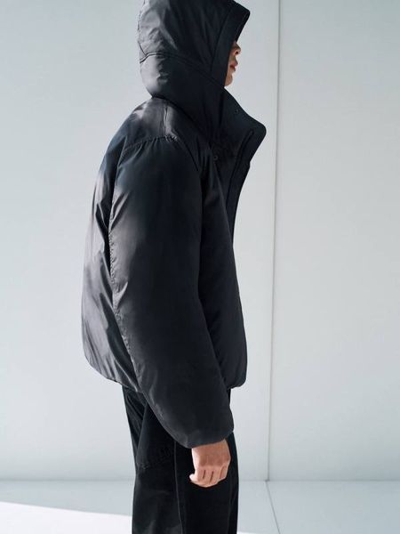 Парка Uniqlo U темно-сіра PUFFERTECH Parka 803711 фото