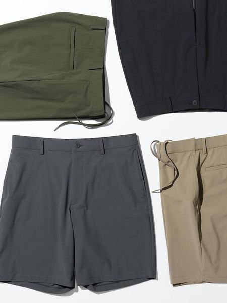 Шорты Uniqlo оливковые Ultra Stretch Shorts | 8.5" 7943 фото