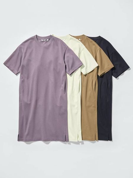Сукня Uniqlo світло-зелена AIRism Cotton Relaxed Dress 8301 фото